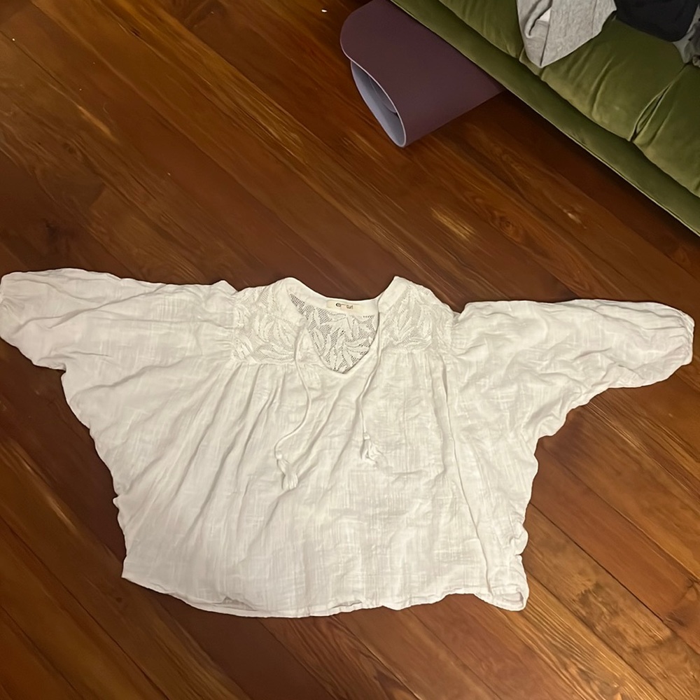 White Rip Curl beach cover up (XS)